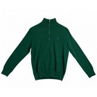 Polo Ralph Lauren Mens Knit Quarter Zip Sweater M Green Preppy Pony Logo Classic