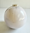 Antique Vintage White Milk Glass Lightning Rod Ball Bulb Farmhouse Decor