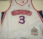 Allen Iverson 76ers Beckett coa Signed Official Licensed Mitchell   Ness Jersey