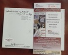 Mariah Carey Signed Through The Rain Postcard   Jsa Coa G 36741