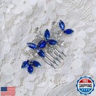 Jakawin Bride Wedding Hair Comb Crystal Hair Piece Rhinestone Bridal Hair Acc