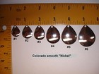 Colorado Blades  smooth Or Hammered    nickel Or Polished Brass  Various Sizes