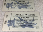 Jackie Wilson 2 Unused 1965 Concert Tickets Memorial Auditorium Tn Ephemera Usa