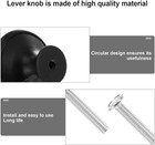 20pcs Black Cabinet Knobs Handle Pulls Hardware Bedroom Kitchen Drawer Cupboard