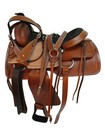 Saddle Western Horse Trail Tooled Leather Tack 15 16 17 Used Tack Set