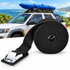 13 Ft X 1 In Cam Buckle Tie Down Straps For Kayak Surfboard Roof Rack   Cargo