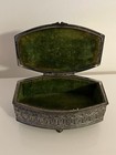 Antique Metal Casket Box Old Palm Beach Estate Find