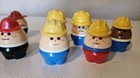 Vintage 1980 s Little Tikes Toddle Tots People Lot Of 16 Firemen Construction 