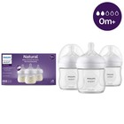 Philips Avent Natural Baby Bottle With Natural Response Nipple  1m   4oz  Clear 