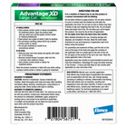 Advantage Xd Large 9lbs  Cat Flea Treatment   Prevention 4 Doses 8 Months Supply