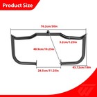 For Harley Touring Road Street Glide Black Front Engine Guard Highway Crash Bar