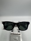 Ray-ban Wayfarer Meta Sunglasses Shiny Black G-15 Green Lens 50 22 New Rw4006