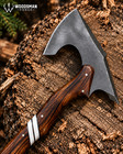 Tomahawk Axe Throwing Hatchet Tactical Tool With Rose Wood Handle And Sheath
