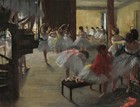 Edgar Degas The Dance Class 1874 French Impressionism Ballet Ballerinas