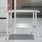 Commercial 36 x24  Stainless Steel Work Table Room Equipment Food Prep Table