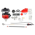 31cc 4-stroke Backpack Gas Garden Brush Cutter Grass Trimmer Lawn Mower pumping