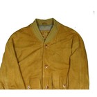 E b  Company Leather Mens Goats Leather Jacket Aviator 56 Xxl Brown Camel