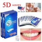 14 28pcs 5d Teeth Whitening Strips Bleaching White Strips Dental Tooth Whitener