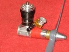 Ex Vintage Cox Tee Dee 051  051 Contest Glow Model Airplane Engine Wprop Mount