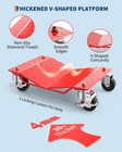 4-pack Car Dollies 6000lbs Car Wheel Dolly For Garage Moving Car vehicle Dolly