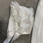 Vtg Madonna Baby Wear White Baby 4 Pc Christening Baptism Set Dress Coat 0-6 Mo