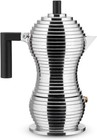 3 B  pulcina  Stove Top Espresso 3 Cup Coffee Maker In Aluminum Casting Handl   