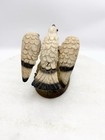 Book Of Knowledge Reproduction Mechanical Cast Iron Eagle Eaglets Bank Vintage