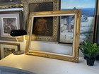 Vintage Gold Leaf Ornate French Design Art Picture Frame 20 X 24 Made Mexico