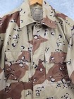 Us Military Desert Storm Desert Chocolate Chip Camo Coat Shirt Medium Regular