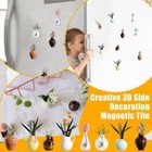 Mini Ceramics Vase Fridge Magnet Diy Porcelain Vase Magnet Fast V4p1