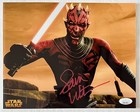 Sam Witwer Signed     Jsa Witness     Star Wars The Clone Wars Photo     Darth Maul