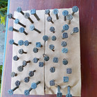 Lot- 50 Vtg Railroad  pole Date Numbered Nails Spikes 1920s-1950s Some Repeat  s