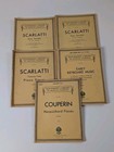 20 Book Schirmer   s Library Piano Lot - Scarlatti  Early Keyboard  Saint Saens