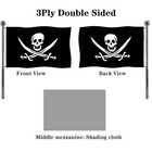 Double Sided Jolly Roger Flag 3x5 Ft Outdoor- Uv Fade Resistant 3ply Pirate F   