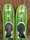Vintage Set Wooden 43  Long Waterskis Figure Water Skis Sea Glider Competition