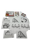 Vtg B  Kliban Cat Coloring Cards Set Of 8 Greeting Cards   Envelopes 6 Crayons