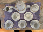 Used Tk Thun Czechoslovakian Demitasse Espresso  Coffee Pot Creamer 15 Pc Set