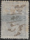 Queensland Australia Sg F24 Postal Fiscal Blue Burele On Back Issued 1871-72 