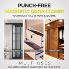 Strong Magnetic Door Closer Cabinet Catch Latch Cupboard Ultra Thin Closures Lot