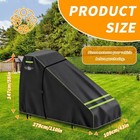 John Deere  Bobcat  Kubota Open Cab Skid Steer Cover W  Reflective Strips