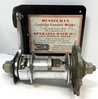 Nos Prewar Musselman Bicycle Cutaway Hub Dealer Display Sign