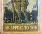 1915 An Appeal To You British Army Recruiting Poster Wwi Antique Original