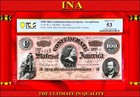  100 Confederate 1864 T-65 Pf-1 Cr-493 Obsolete Currency Note Civil-war Pcgs 53