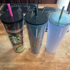 Lot Of Three Starbucks Tumblers