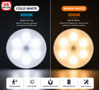 Led Motion Sensor Night Light Wireless Closet Cabinet Staircase Wardrobe Lamp