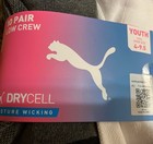 Puma Youth Low Crew Socks 10 Pair Shoe Size 4-9 5