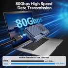 Acasis 80gbps M 2 Nvme Ssd Enclosure Compatible With Thunderbolt 5 4 3