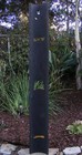 Tiki Totem 2 Face Wood Mask Tropical Bar Patio Decor 60 x 7 In