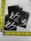 Es Shoes Skateboard Sticker  black  Vintage Skate Decal   Sticker