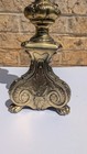 Vintage Brass Ornate Large 23 In Candle votive Holder